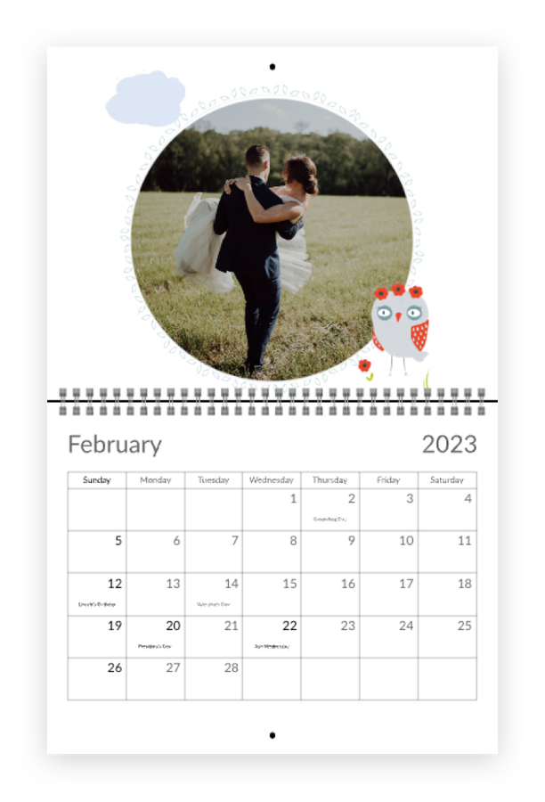 Forest Friends Photo Calendar Sam's Club Photo & Customization